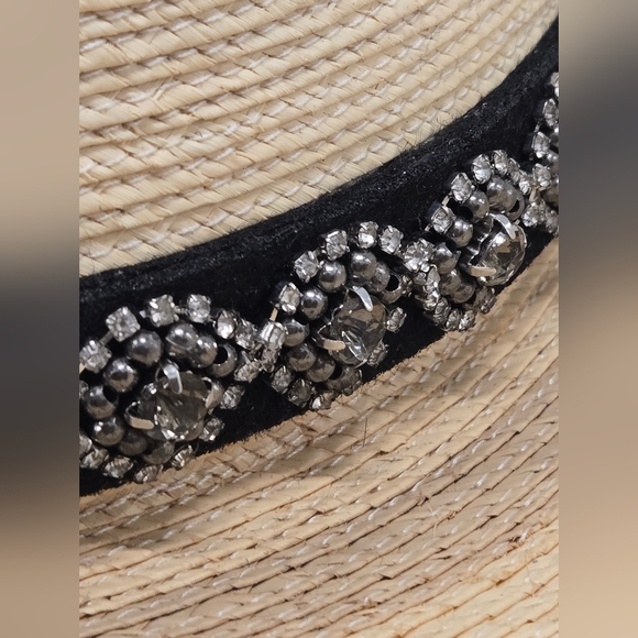Sun Body Hat Houston Texas Handcrafted Palm Straw Havana Hat 7 1/8‎ ( 57 ) main image 16